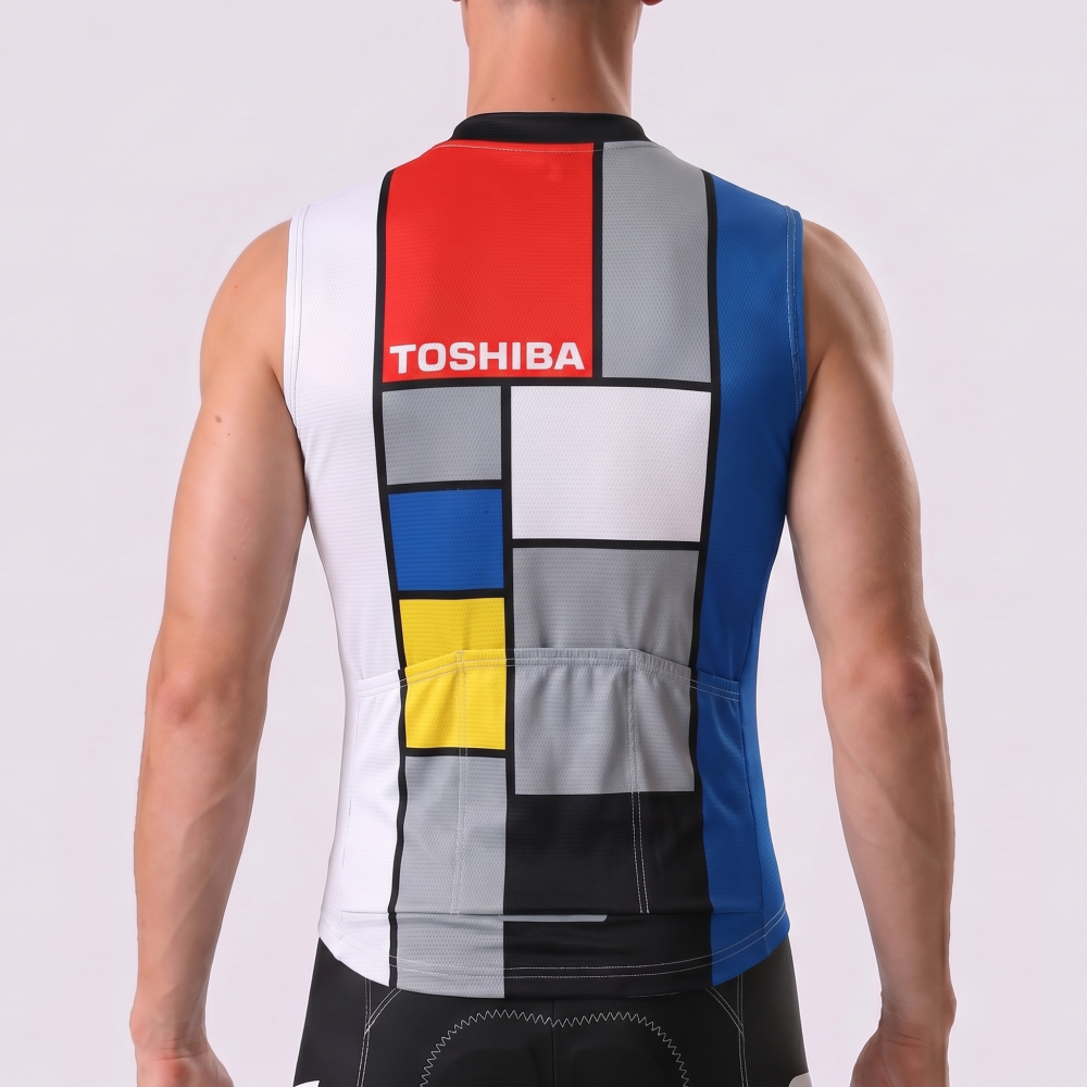 TOSHIBA Fleece Sleeveless Cycling Jersey