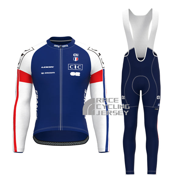 2025 France Long Sleeves Cycling Kits