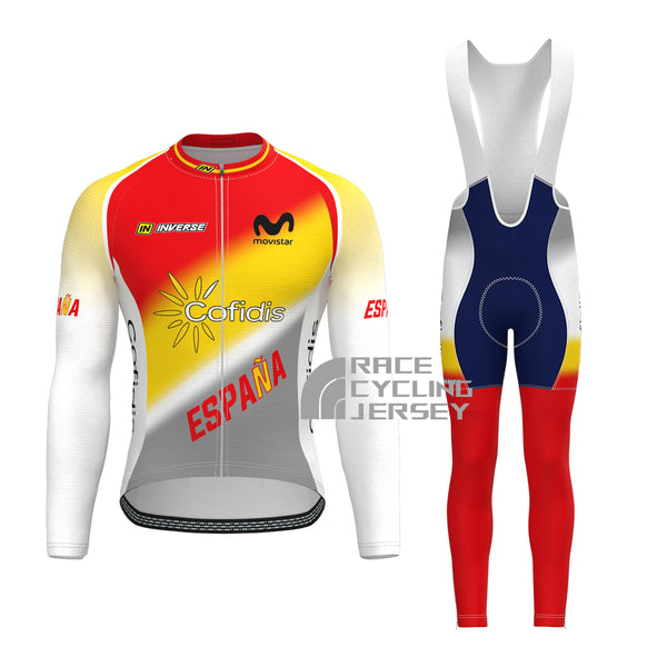 ESPANA movistar Long Sleeves Cycling Kits