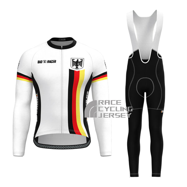 2016 Germany Long Sleeves Cycling Kits