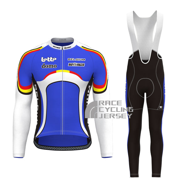 2003 Belgium Long Sleeves Cycling Kits