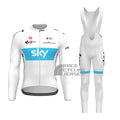 2018 Sky Data Print Long Sleeves Cycling Kits