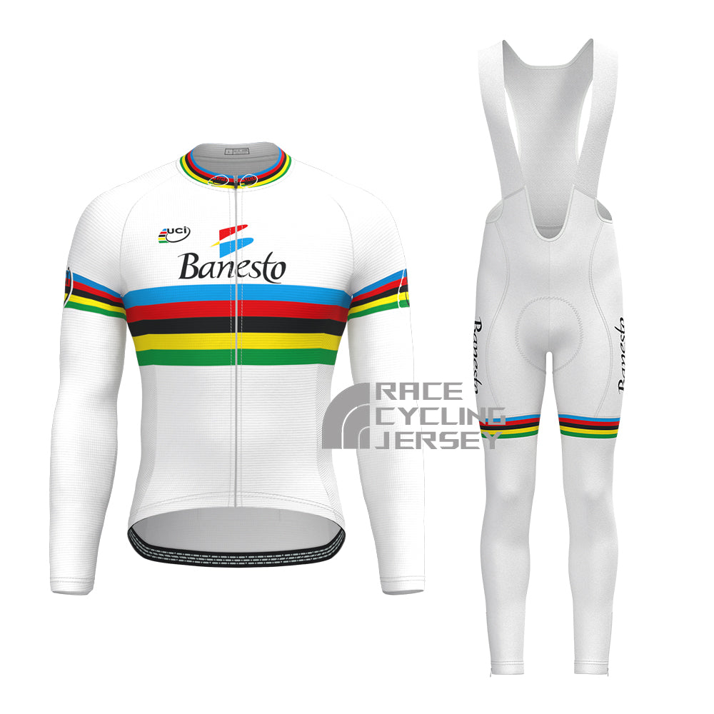 1996 Banesto UCI Long Sleeves Cycling Kits