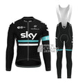 2016 Sky Long Sleeves Cycling Kits