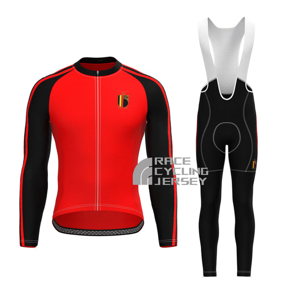 Belgium leon Long Sleeves Cycling Kits