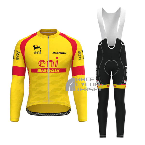 Eni Bianchi Long Sleeves Cycling Kits