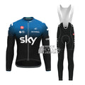 2018 SKY Long Sleeves Cycling Kits