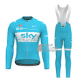 2018 Sky Rapha Long Sleeves Cycling Kits