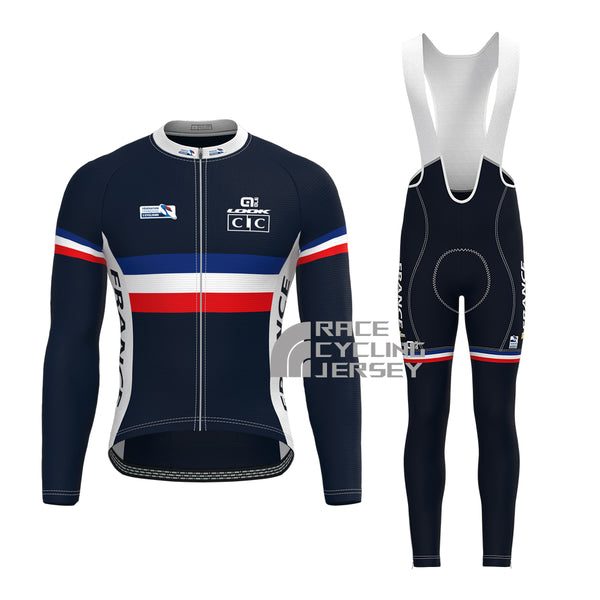 2022 France Long Sleeves Cycling Kits