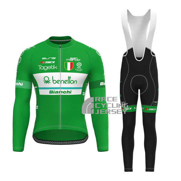 Benetton Bianchi Long Sleeves Cycling Kits