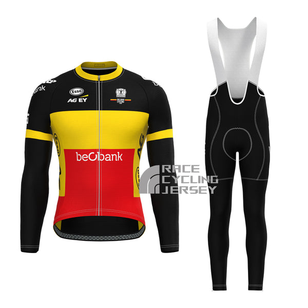 Belgium Tomgtr7 Long Sleeves Cycling Kits