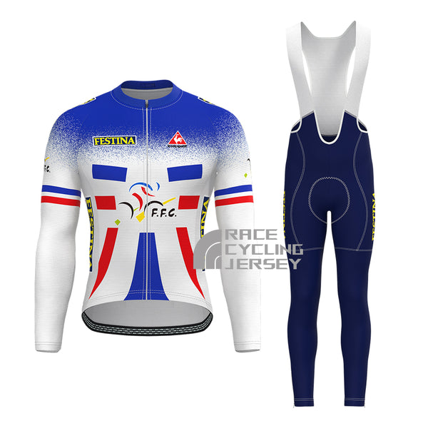 1994 France Long Sleeves Cycling Kits