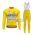1988 Reynolds Yellow Long Sleeves Cycling Kits