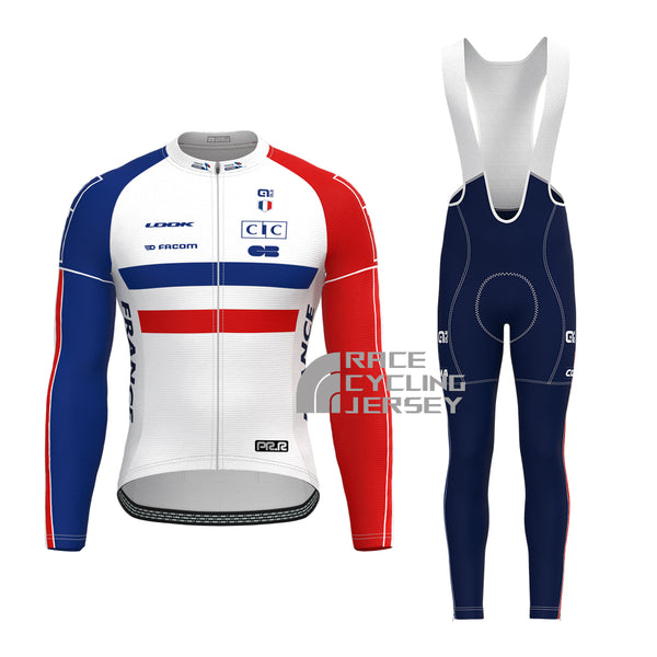 France CIC Long Sleeves Cycling Kits