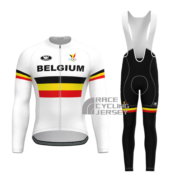Belgium Galou Long Sleeves Cycling Kits