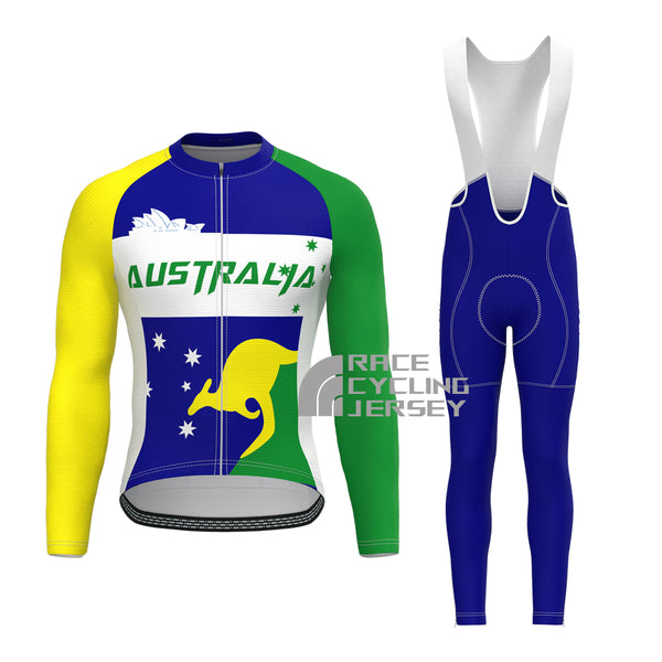 Kangaroo Australia Long Sleeves Cycling Kits