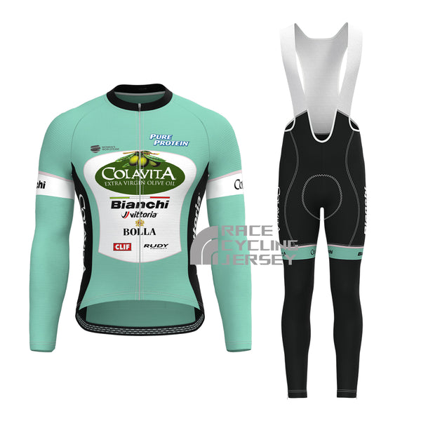 Colavita Bianchi Long Sleeves Cycling Kits