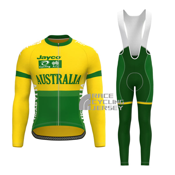 Jayco Australia Long Sleeves Cycling Kits