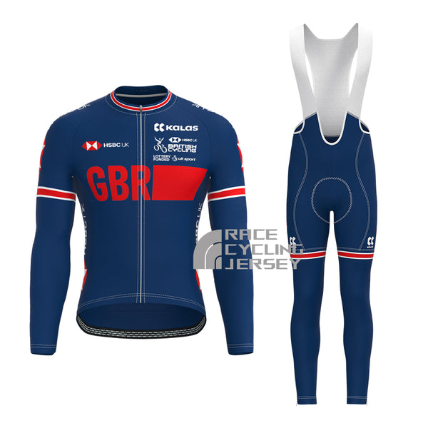 United Kingdom Long Sleeves Cycling Kits
