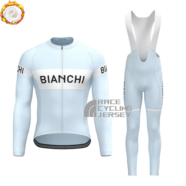 1969 Bianchi Fleece Long Sleeves Cycling Kits