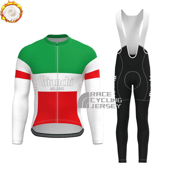 Bianchi MILANO Fleece Long Sleeves Cycling Kits
