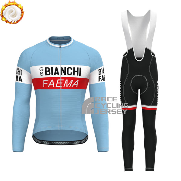Bianchi FAEMA Fleece Long Sleeves Cycling Kits