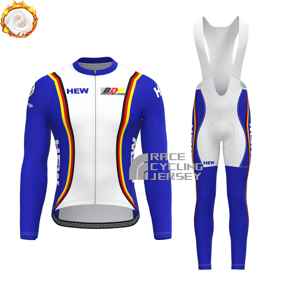 2003 Germany Fleece Long Sleeves Cycling Kits