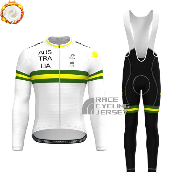 2018 AUS Fleece Long Sleeves Cycling Kits