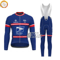 United States Postal Service Fleece Long Sleeves Cycling Kits