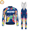 1996 MAPEI Fleece Long Sleeves Cycling Kits