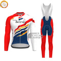 1996 Banesto Fleece Long Sleeves Cycling Kits