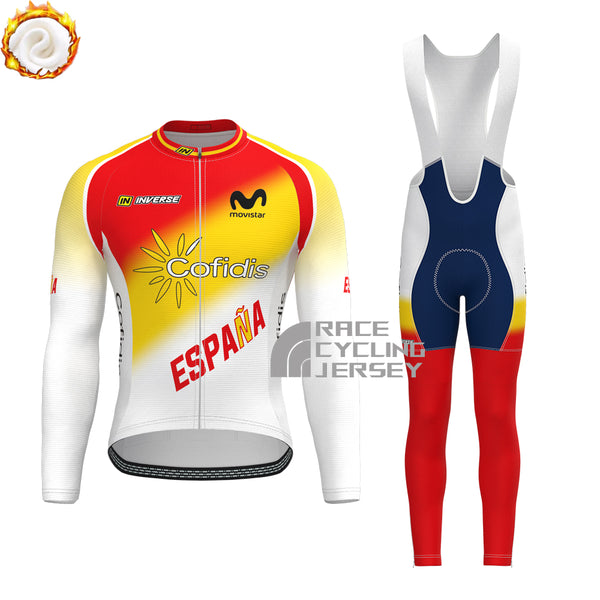 ESPANA Cofidis Fleece Long Sleeves Cycling Kits