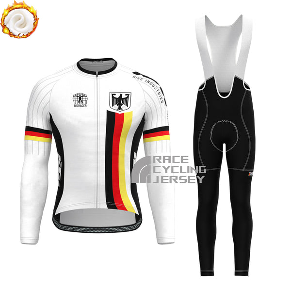 2022 Germany Fleece Long Sleeves Cycling Kits