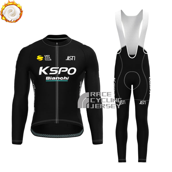 2018 Bianchi Fleece Long Sleeves Cycling Kits