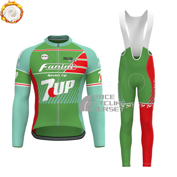 7UP Fleece Long Sleeves Cycling Kits