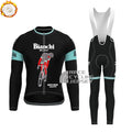 Rider Bianchi Fleece Long Sleeves Cycling Kits