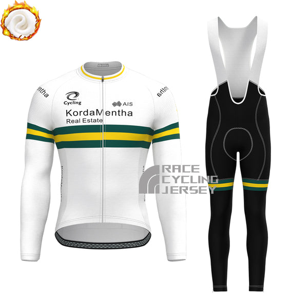 2019 Australia Fleece Long Sleeves Cycling Kits