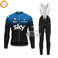 2018 SKY Fleece Long Sleeves Cycling Kits