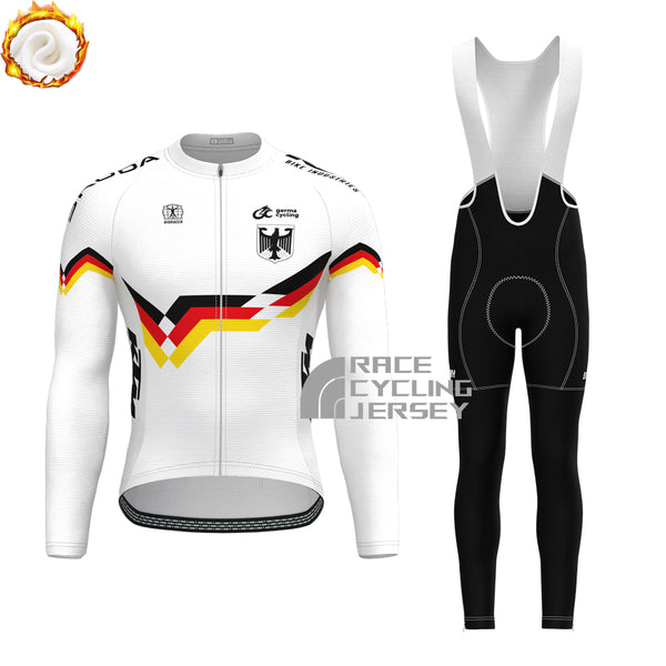 SKODA Germany Fleece Long Sleeves Cycling Kits