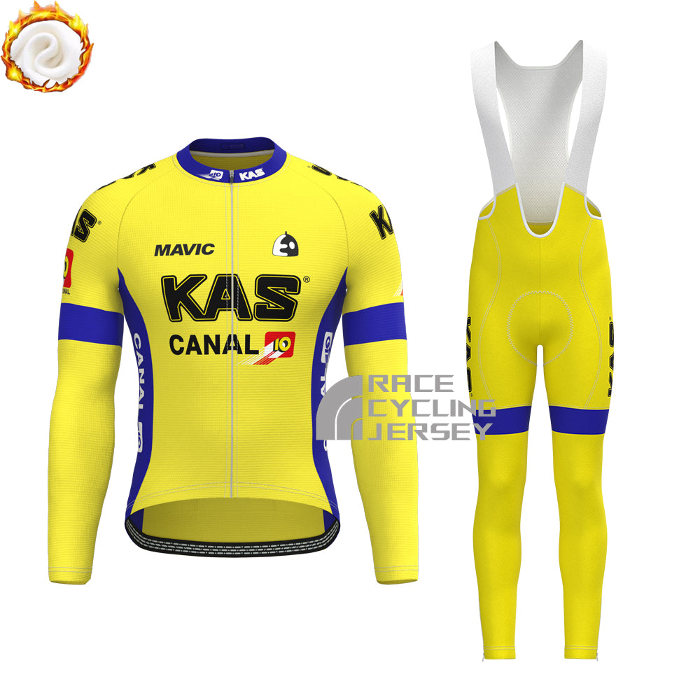 KAS Fleece Long Sleeves Cycling Kits