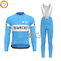 UCI BOOS Bianchi Fleece Long Sleeves Cycling Kits