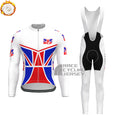 1994 United Kingdom Fleece Long Sleeves Cycling Kits