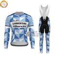 1986 Bianchi Fleece Long Sleeves Cycling Kits