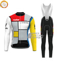 La Vie Claire Fleece Long Sleeves Cycling Kits