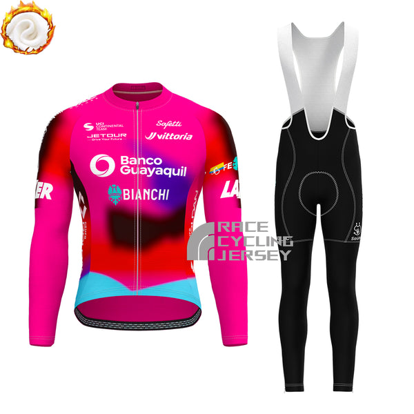 2024 Bianchi Fleece Long Sleeves Cycling Kits