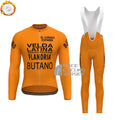 1977 Flandria Fleece Long Sleeves Cycling Kits