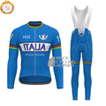 1993 ITALIA Fleece Long Sleeves Cycling Kits