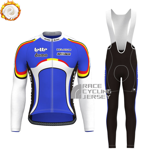 2003 Belgium Fleece Long Sleeves Cycling Kits