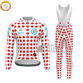 Tour de France Red dot Fleece Long Sleeves Cycling Kits
