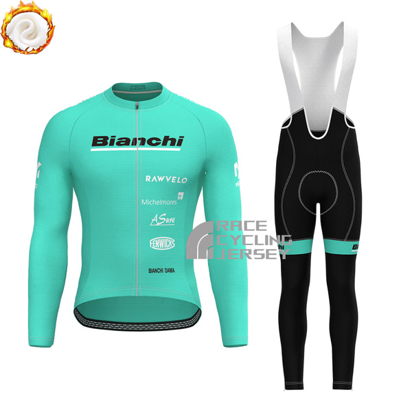 2021 Bianchi Fleece Long Sleeves Cycling Kits